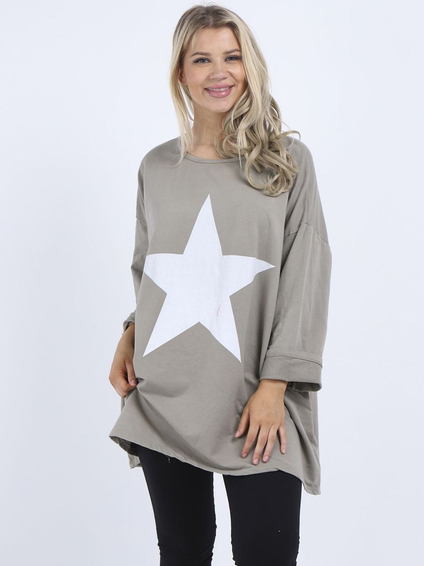 PRE-SALE - Mocha Star Sweater (one size)