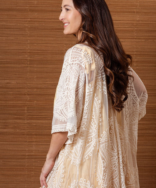 Lace Coverup (Cream)